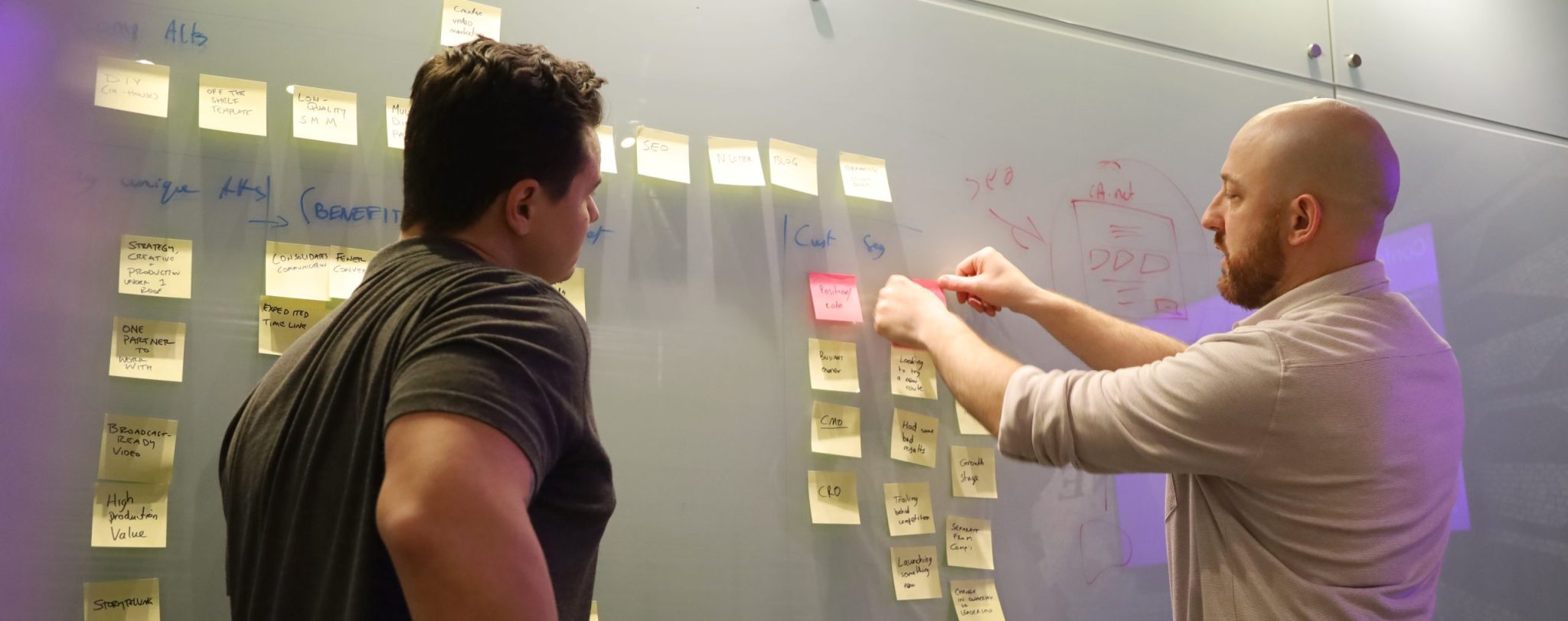 Kayvan facilitating a strategy workshop